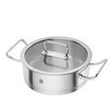 ZWILLING žemas puodas, porcija, nerūdijančio plieno, 24 cm, su dangteliu - Pro