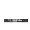 Šakotuvas ZYXEL XMG1915-18EP, 16 prievadų 2,5 GBE, 2 SFP+, 8 POE++ 180 W išmanusis komutatorius, hibridinis režimas, autonominis arba „Nebulaflex“ debesis (5 metų garantija)