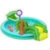 Bestway pripučiama žaidimų aikštelė CROCODILE čiuožykla + purkštuvas + kamuoliukai 53166
