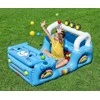 Bestway 93577 „Fisher-Price“ pripučiamas automobilis su kamuoliukais 1,17 m x 76 cm x 61 cm