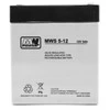 Mw Power MWPower MWS 12V 5Ah F1(187) AGM akumuliatorius, 5 metai
