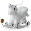 Supamas žirgas su melodija ir ratukais Milly Mally Polly Unicorn