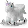 Supamas žirgas su melodija ir ratukais Milly Mally Polly Unicorn