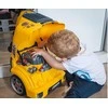 Realistiškas automobilio priekis su atidaromu gaubtu Milly Mally N-GINE geltonas