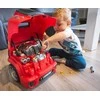 Realistiškas automobilio priekio modelis su atidaromu gaubtu Milly Mally N-GINE raudonas