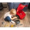 Realistiškas automobilio priekio modelis su atidaromu gaubtu Milly Mally N-GINE raudonas