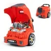 Realistiškas automobilio priekio su atidaromu variklio dangčiu „Milly Mally N-GINE“ raudonas modelis