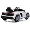 Elektrinis vaikiškas automobilis Milly Mally Audi R8 Spyder Baltas