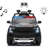 Milly Mally Elektromobilis Ford Ranger Police Juodas