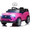 Elektrinis vaikiškas automobilis Milly Mally Lexus GX550 rožinis