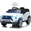 Elektrinis vaikiškas automobilis Milly Mally Lexus GX550 baltas