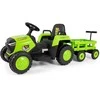 Electric tractor with trailer Milly Mally Rolly žalias