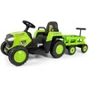 Electric tractor with trailer Milly Mally Rolly žalias