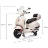 Elektrinis paspirtukas Milly Mally Vespa GTS Super Baltas