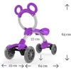 Balansinis dviratukas Milly Mally Orion Flash violet (1746) 3470