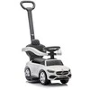 Motoroleris su kreipiančiąja juosta MERCEDES C-Class Deluxe Milly Mally Baltas