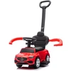 Motoroleris su vairavimo rankena MERCEDES C-Class Deluxe Milly Mally Raudona