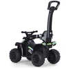 Milly Mally ride-on car Wild 3in1 juodas