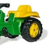Rolly Toys „Rolly Toy Rollykid“ traktorius pedalams John Deere su 2–5 metų priekaba