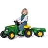 Rolly Toys „Rolly Toy Rollykid“ traktorius pedalams John Deere su 2–5 metų priekaba