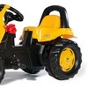 Pedalinis traktorius su kaušu ir priekaba RollyKid JCB Rolly Toys, geltonas
