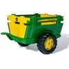 Rolly Toys Prikabinamas Priekabas JOHN DEERE su Atidarančiomis Durimis