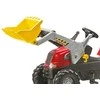 Rolly Toys 811397 Rolly Junior RT traktorius su priekaba ir kaušu Raudona Rolly žaislai