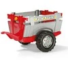 Rolly Toys 811397 Rolly Junior RT traktorius su priekaba ir kaušu Raudona Rolly žaislai