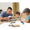 Tooky Toys Tooky žaisliniai medinių transporto priemonių vagonai su magnetu