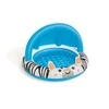 Bestway Bestway 52559 Pripučiamas baseinas su stogu ir pumpuojamu dugnu Zebra 97cm x 66cm