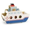 Viga Toys „Viga“ medinis laivas „Captain Car 4 PCS“.