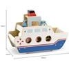 Viga Toys „Viga“ medinis laivas „Captain Car 4 PCS“.