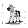 Milly Mally Juodieji taškeliai 2015 m. Mustang supamasis arklys