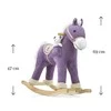 Supamas arkliukas su melodija Milly Mally Pony violetinis