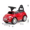Milly Mally Paspiriama mašinėlė Fiat 500, raudona