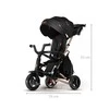 Triratukas Qplay Nova+ Rubber Golden, juodos ir aukso spalvos