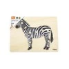 Viga medinis montessori dėlionės zebra su Pinski
