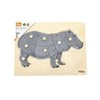 Viga medinis montessori hippo dėlionė su Pinski