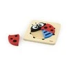 Medinė dėlionė mažiesiems Viga Ladybug