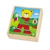 Viga Toys „Viga Wooden Puzzle“ edukacinis galvosūkis su meškiuku
