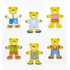 Viga Toys „Viga Wooden Puzzle“ edukacinis galvosūkis su meškiuku