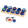 Viga Toys Sensorinis Sorteris 10 cilindrų