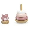 Viga Toys Viga PolarB medinis lapiuko rinkinys: piramidė ir traukiamas žaislas