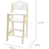 Viga Toys VIGA 44237 PolarB lėlių maitinimo kėdė