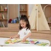 Viga medinė Montessori dėlionė 2in1 Ferma
