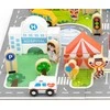 Viga Toys Viga Medinis Miesto Statybos Rinkinys Su Dėžute