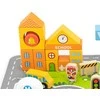 Viga Toys Viga Medinis Miesto Statybos Rinkinys Su Dėžute