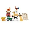 Viga Toys Viga Medinė Žaislai Stovintys Ūkiniai Gyvūnai