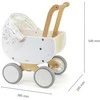 Viga Toys VIGA 44719 Medinis lėlių vežimėlis su gondola