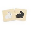 VIGA Medinės Dėlionės Rinkinys Žvėreliai Priderink Šešėlius